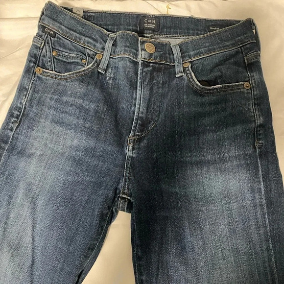 Citizens of Humanity | Rocket High Rise Skinny Jean in Blue Dark Wash - Size 25 - Picture 4 of 13